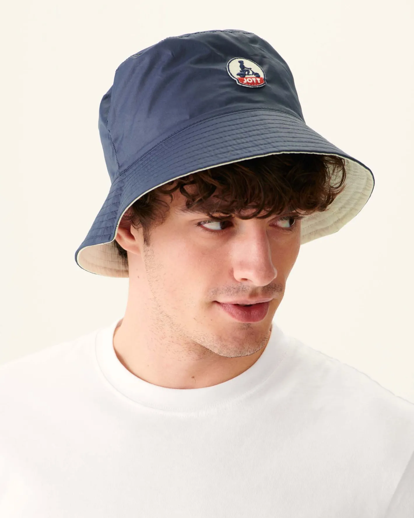 Accessoires-JOTT Bob Reversible Bicolore Ecru Star 895 Off-White