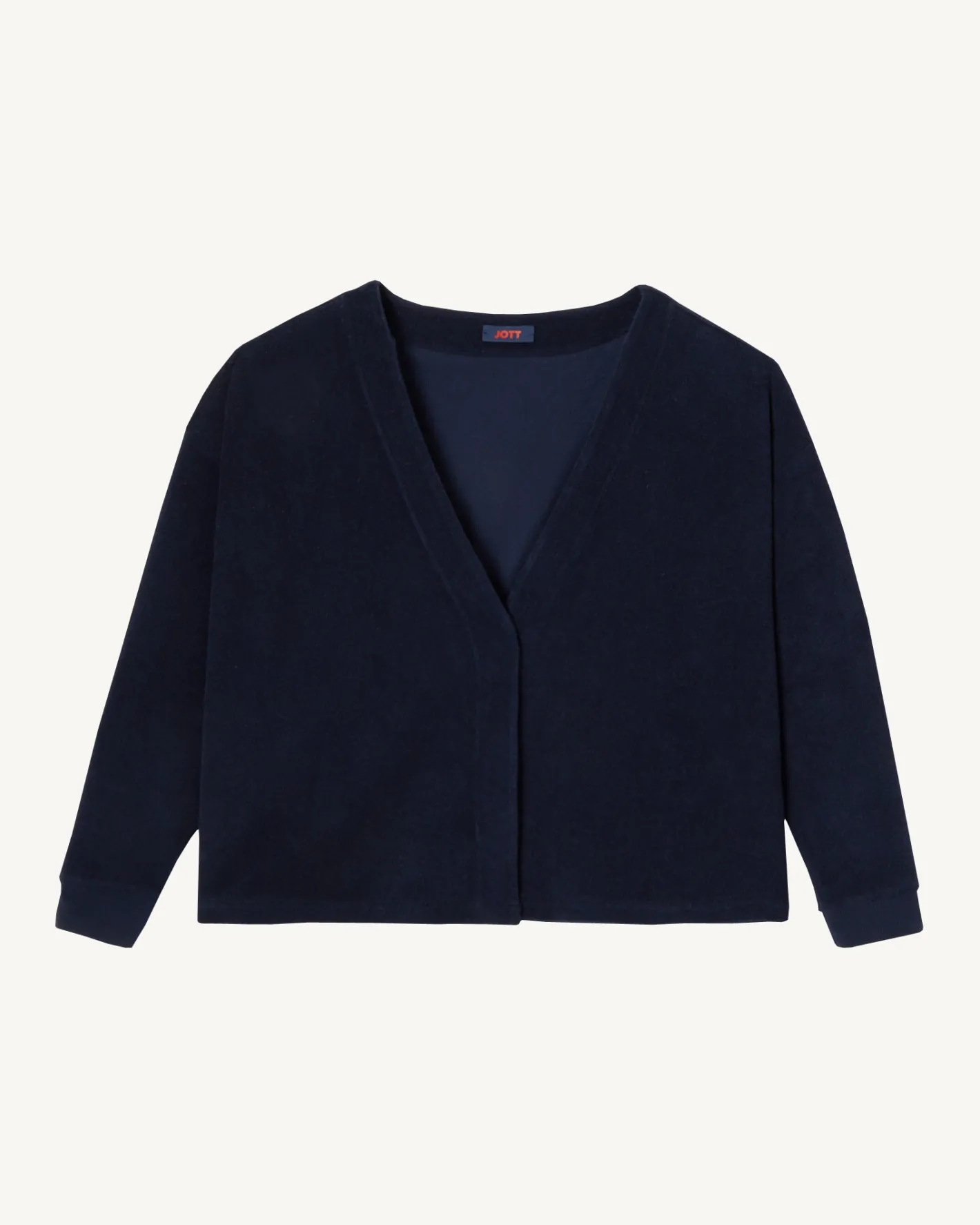 Kleding-JOTT Cardigan Eponge A Manches Longues Marine Pamplona 104 Navy