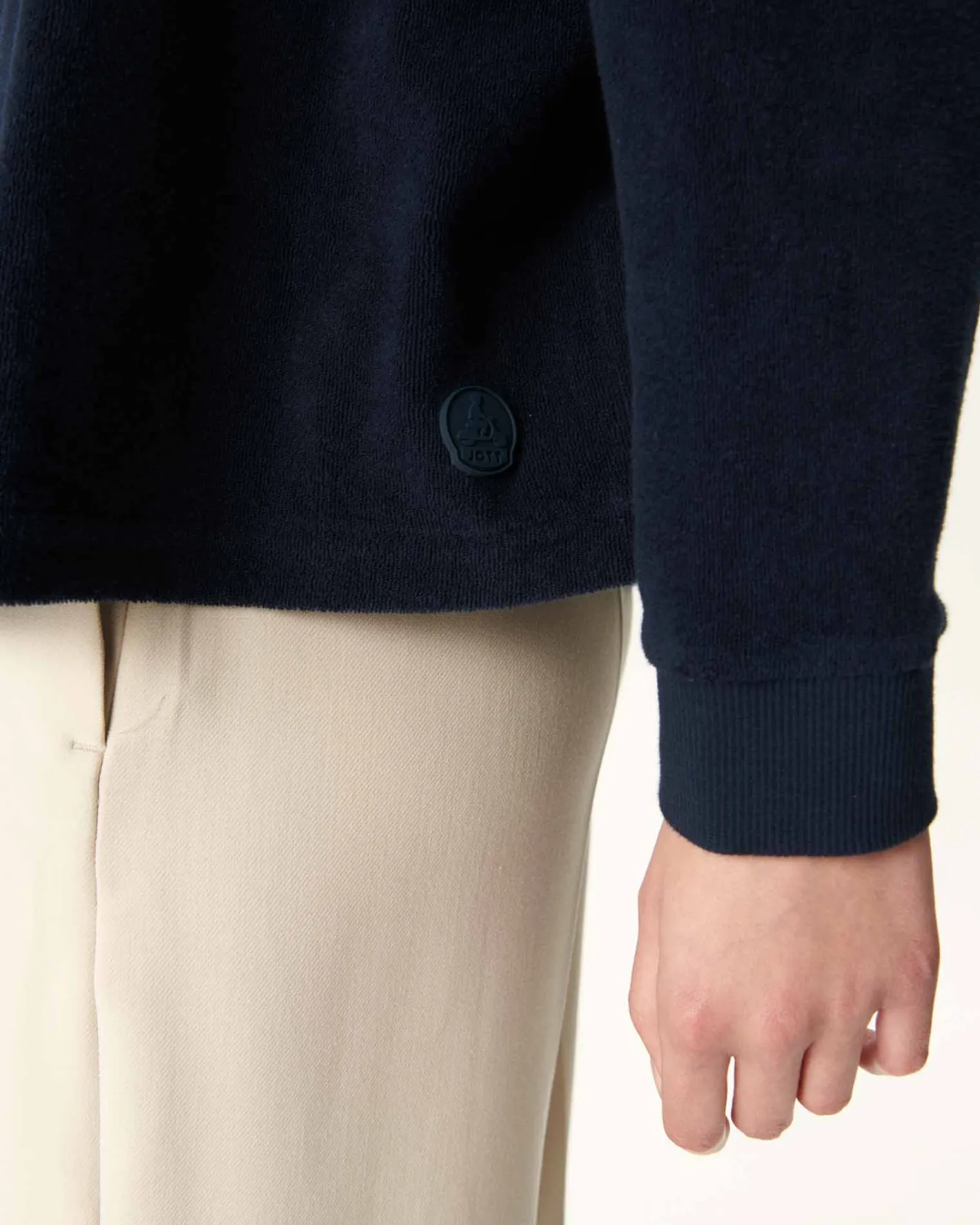 Kleding-JOTT Cardigan Eponge A Manches Longues Marine Pamplona 104 Navy