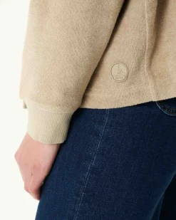 Kleding-JOTT Cardigan Eponge A Manches Longues Beige Pamplona 804 Beige