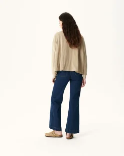 Kleding-JOTT Cardigan Eponge A Manches Longues Beige Pamplona 804 Beige