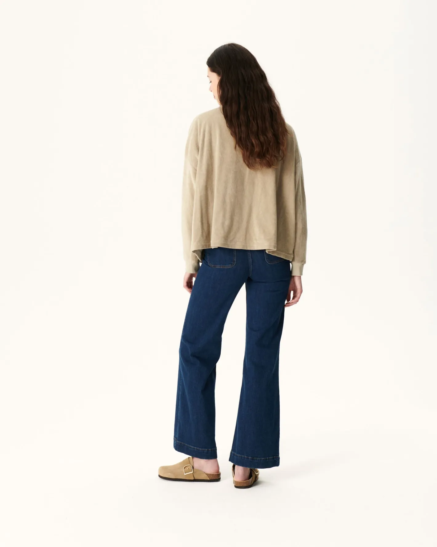 Kleding-JOTT Cardigan Eponge A Manches Longues Beige Pamplona 804 Beige