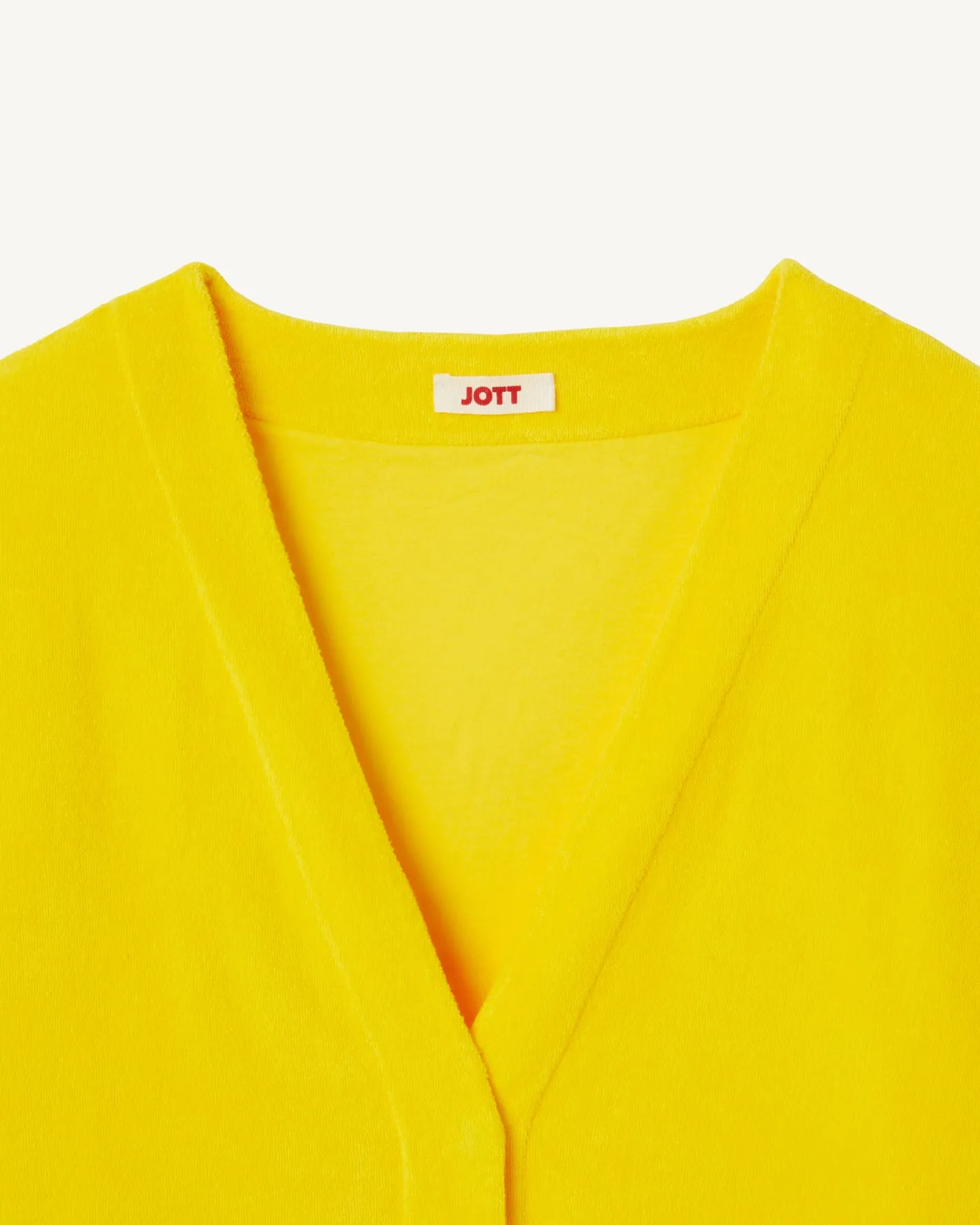 Kleding-JOTT Cardigan Eponge A Manches Longues Citron Pamplona 631 Lemon