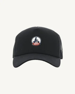 Accessoires-JOTT Casquette En Coton Et Mesh Noir Rise 999 Black