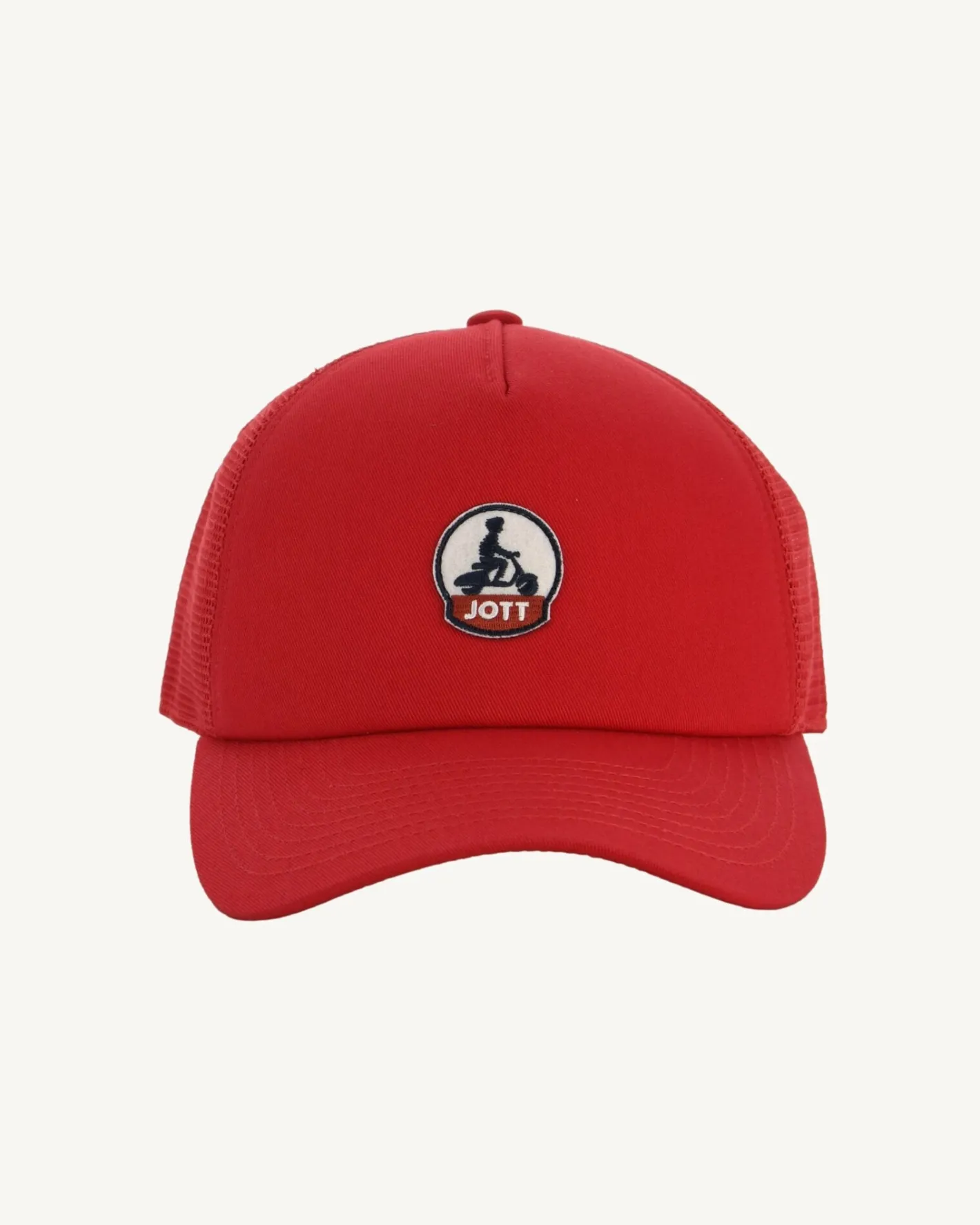 Accessoires-JOTT Casquette En Coton Et Mesh Rouge Rise 300 Red
