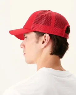 Accessoires-JOTT Casquette En Coton Et Mesh Rouge Rise 300 Red
