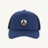Accessoires-JOTT Casquette En Coton Et Mesh Dark Denim Rise 195 Dark Denim