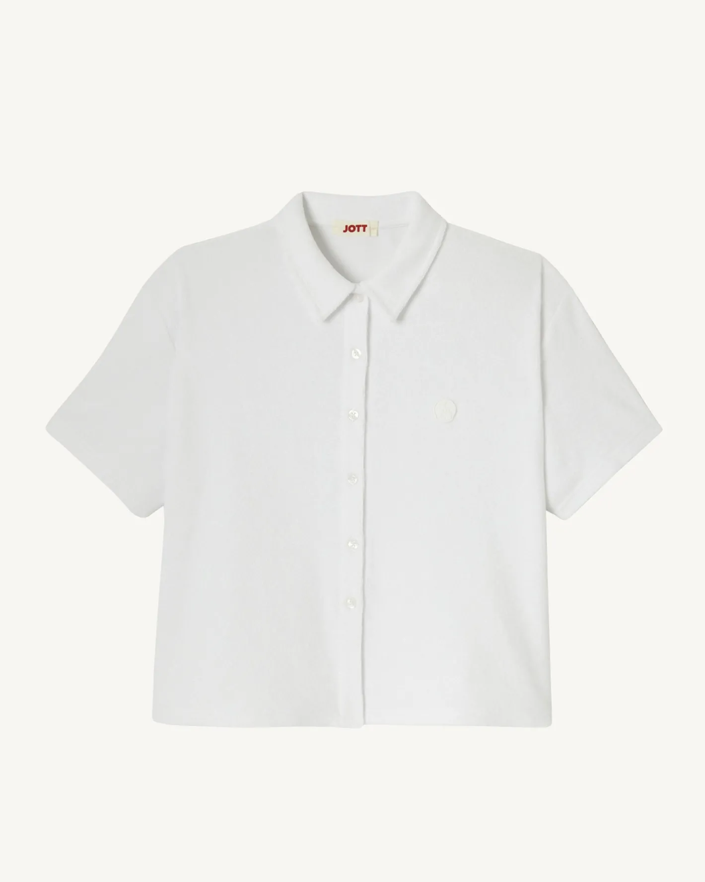 Kleding-JOTT Chemise Courte Eponge Blanc Nova 901 Blanc