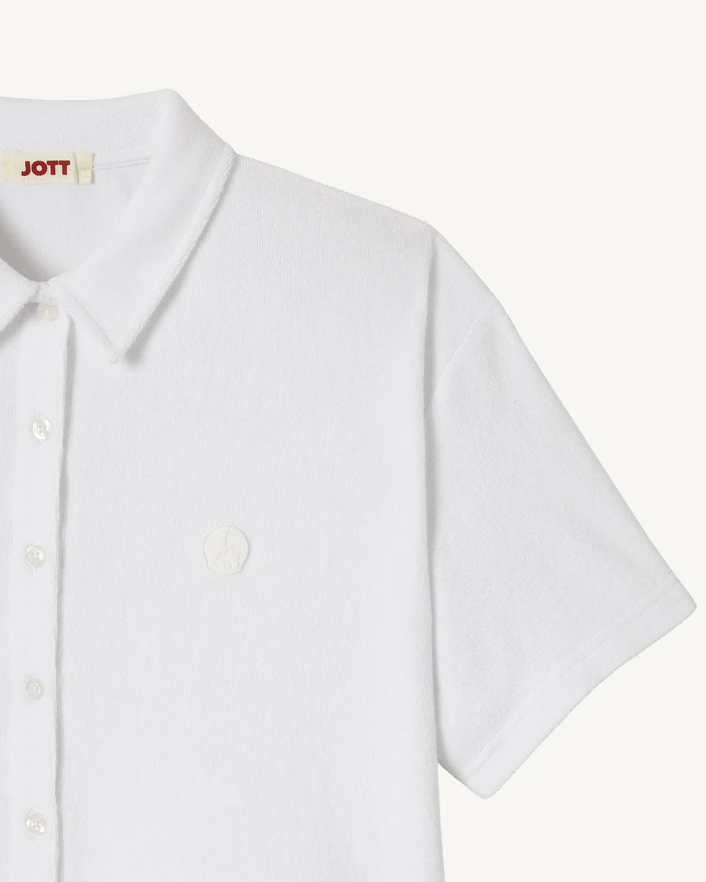 Kleding-JOTT Chemise Courte Eponge Blanc Nova 901 Blanc