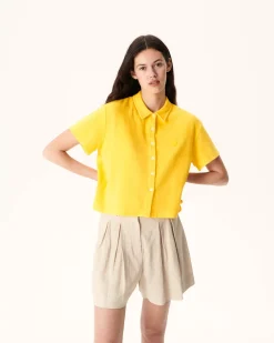 Kleding-JOTT Chemise Courte Eponge Citron Nova 631 Lemon