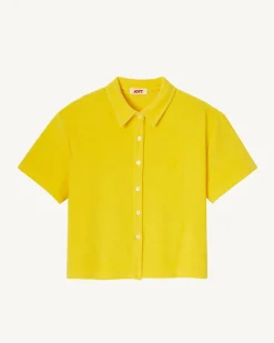 Kleding-JOTT Chemise Courte Eponge Citron Nova 631 Lemon