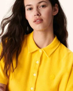 Kleding-JOTT Chemise Courte Eponge Citron Nova 631 Lemon