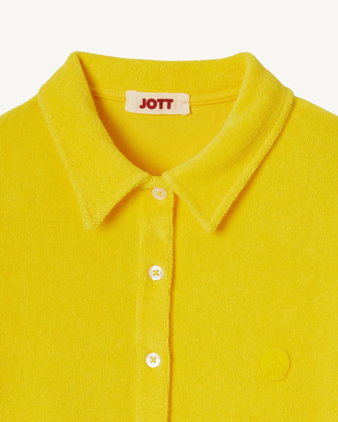 Kleding-JOTT Chemise Courte Eponge Citron Nova 631 Lemon