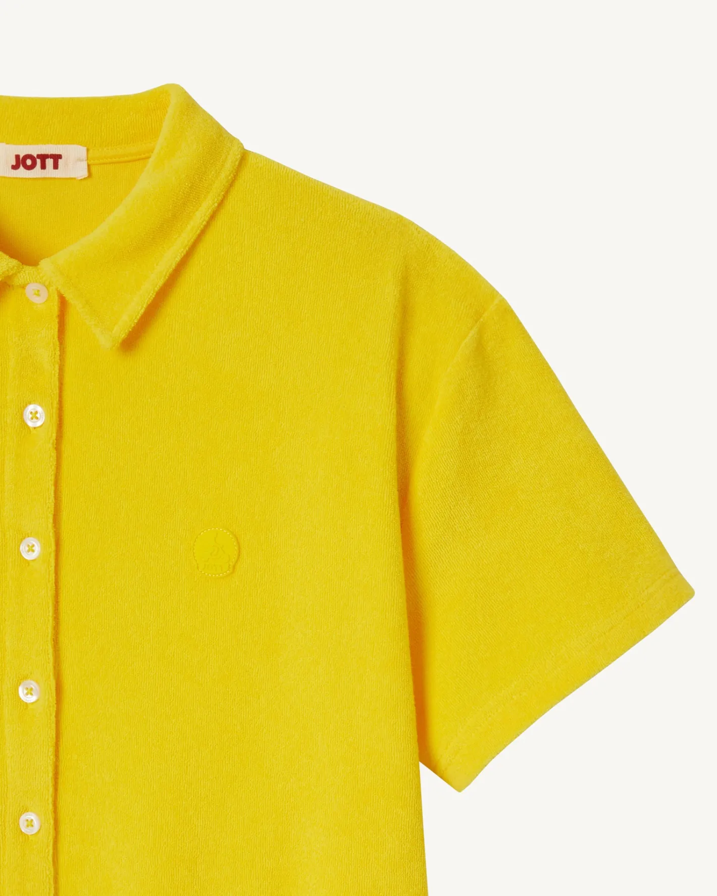 Kleding-JOTT Chemise Courte Eponge Citron Nova 631 Lemon