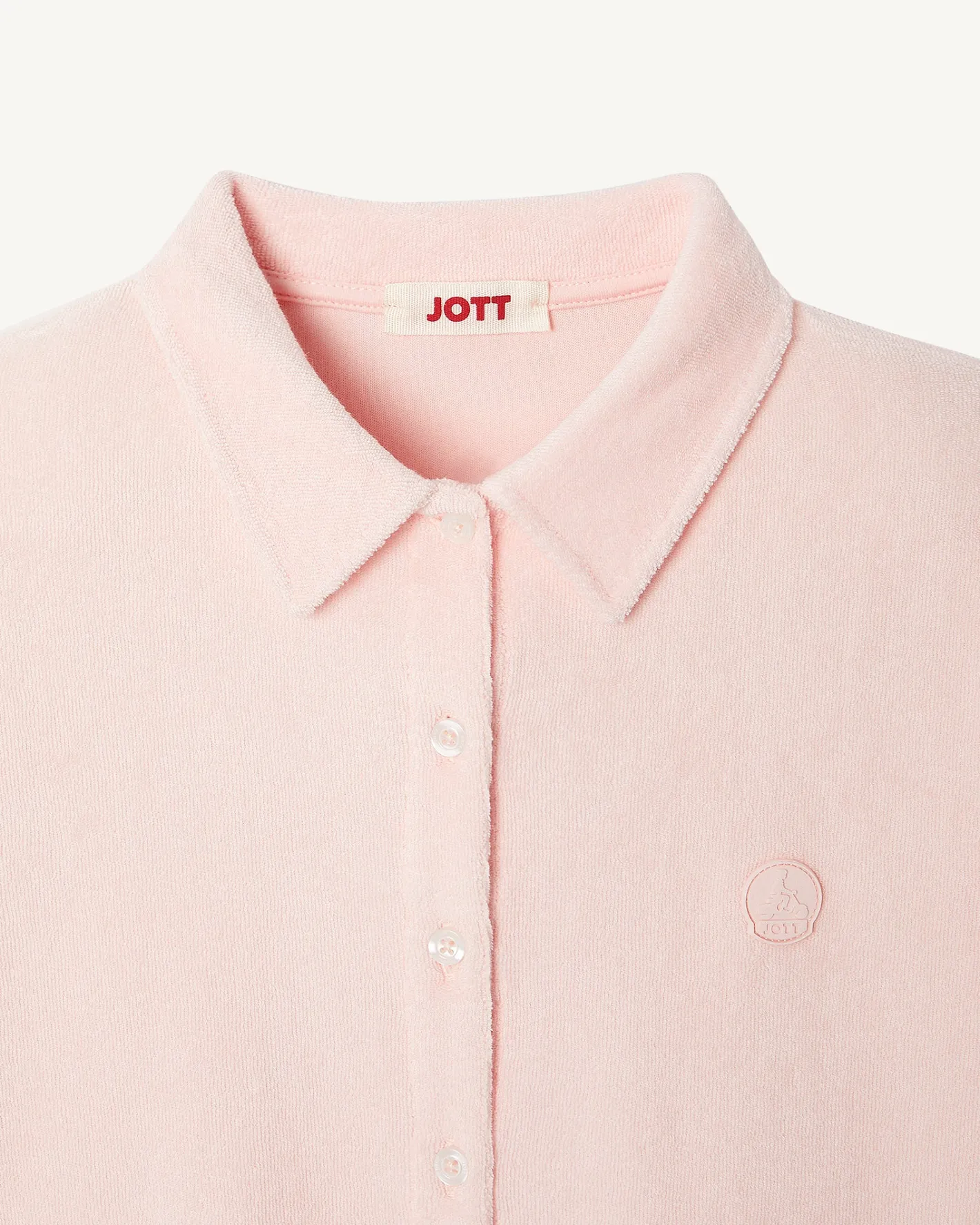 Kleding-JOTT Chemise Courte Eponge Rose Clair Nova 463 Soft Pink