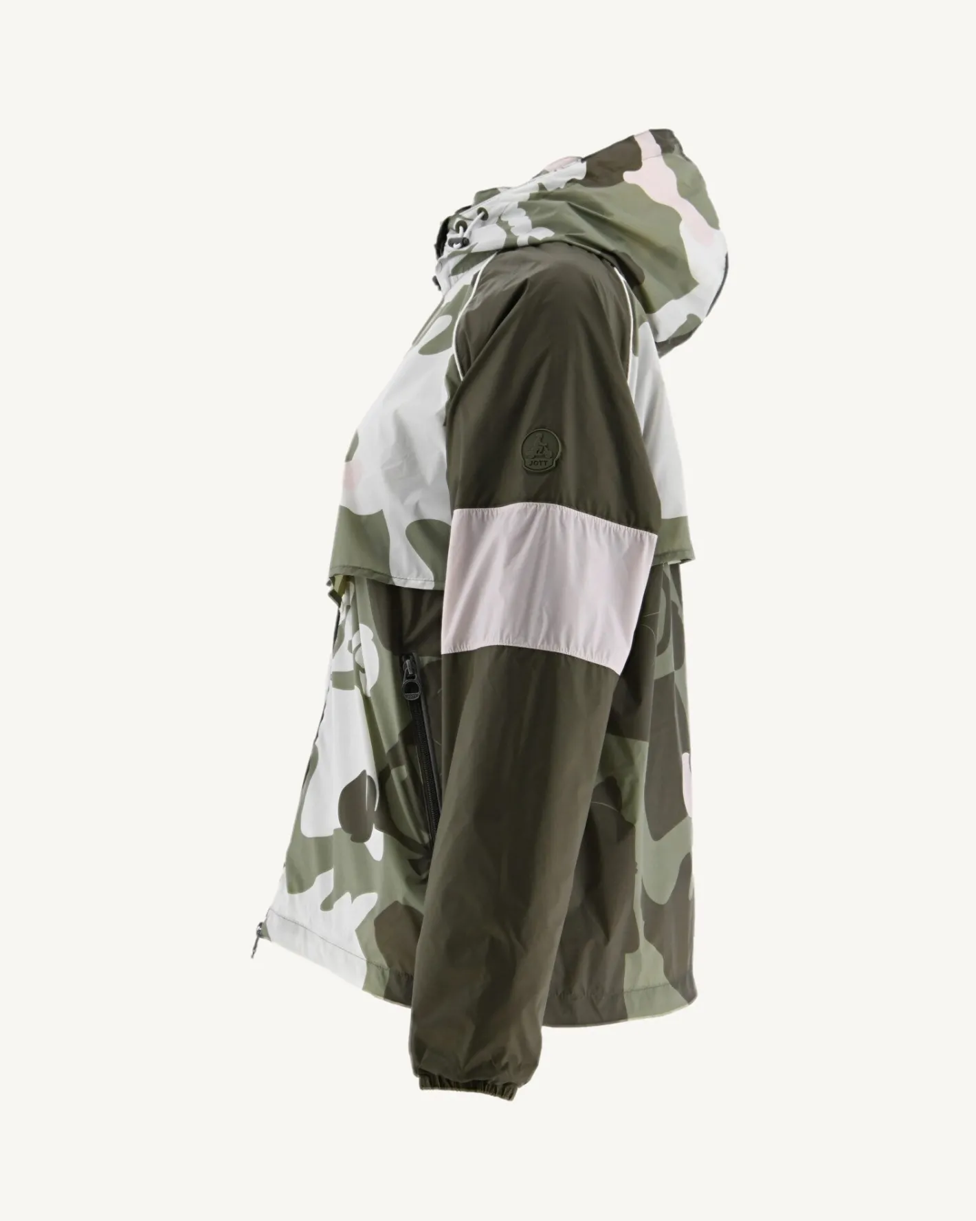 Donzen Jassen & Jacks-JOTT Coupe-Vent A Capuche Camo Kaki Clair Scirocco 4571 Camo Bush