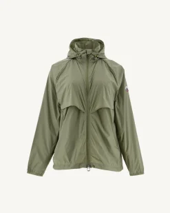 Donzen Jassen & Jacks-JOTT Coupe-Vent A Capuche Kaki Clair Scirocco 247 Bush
