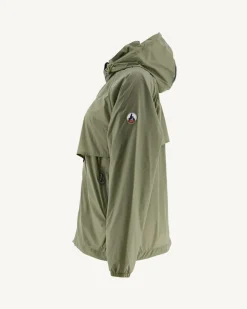 Donzen Jassen & Jacks-JOTT Coupe-Vent A Capuche Kaki Clair Scirocco 247 Bush