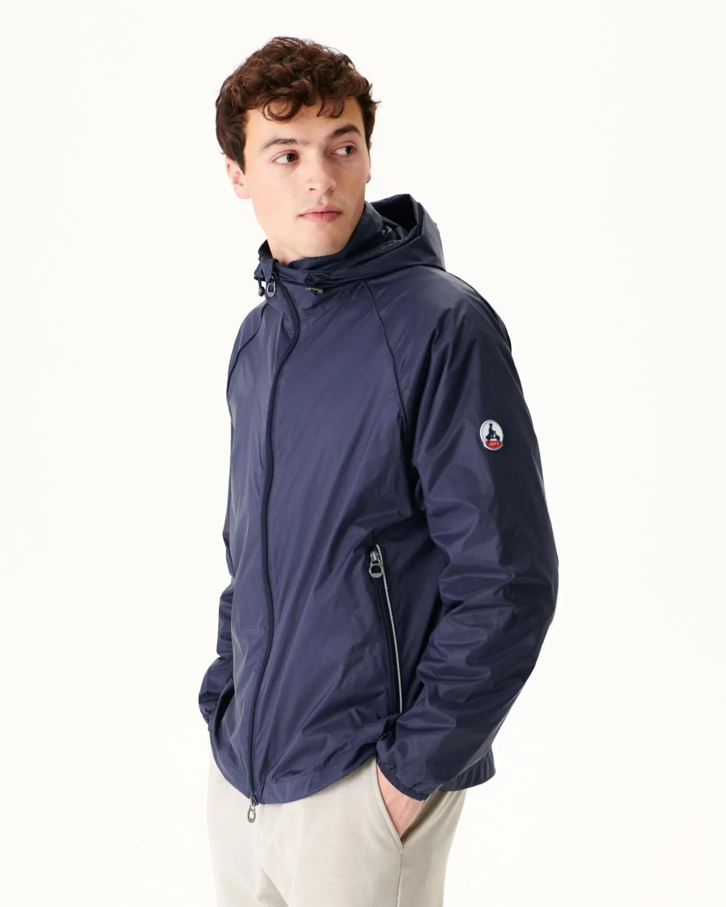 Donzen Jassen & Jacks-JOTT Coupe-Vent A Capuche Marine Mistral 104 Navy