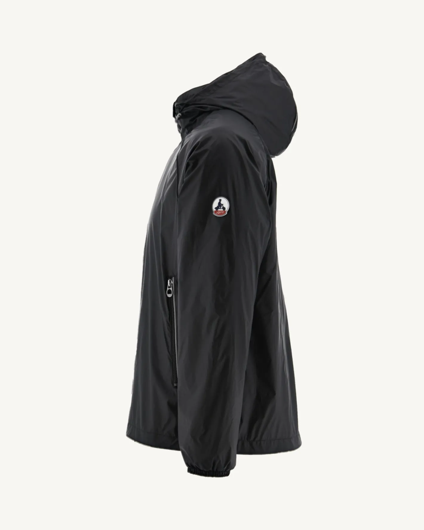 Donzen Jassen & Jacks-JOTT Coupe-Vent A Capuche Noir Mistral 999 Black