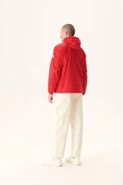 Donzen Jassen & Jacks-JOTT Coupe-Vent A Capuche Rouge Vif Mistral 318 Fire Red