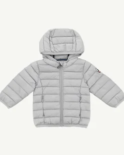 Baby-JOTT Doudoune A Capuche Bebe Gris Clair Camille 532 Soft Grey
