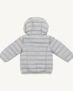 Baby-JOTT Doudoune A Capuche Bebe Gris Clair Camille 532 Soft Grey