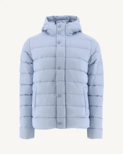 Donzen Jassen & Jacks-JOTT Doudoune A Capuche Bleu Clair Jorge 180 Soft Blue