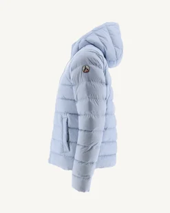 Donzen Jassen & Jacks-JOTT Doudoune A Capuche Bleu Clair Jorge 180 Soft Blue