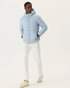 Donzen Jassen & Jacks-JOTT Doudoune A Capuche Bleu Clair Jorge 180 Soft Blue