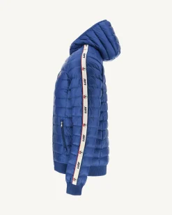 Donzen Jassen & Jacks-JOTT Doudoune A Capuche Dark Denim Colin 195 Dark Denim