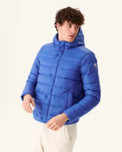 Donzen Jassen & Jacks-JOTT Doudoune A Capuche Dark Denim Jorge 195 Dark Denim