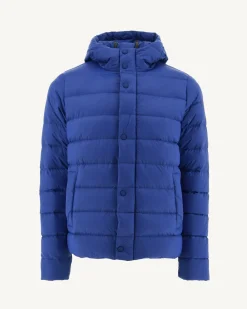 Donzen Jassen & Jacks-JOTT Doudoune A Capuche Dark Denim Jorge 195 Dark Denim