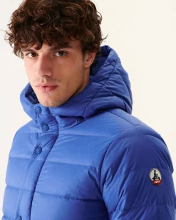 Donzen Jassen & Jacks-JOTT Doudoune A Capuche Dark Denim Jorge 195 Dark Denim