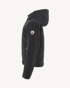 Donzen Jassen-JOTT Doudoune A Capuche Enfant Noir Ghiaccio 999 Black