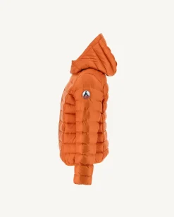 Donzen Jassen-JOTT Doudoune A Capuche Enfant Grand Froid Orange Gold 727 Orange