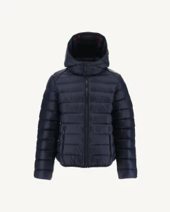 Donzen Jassen-JOTT Doudoune A Capuche Enfant Grand Froid Marine Gold 104 Marine