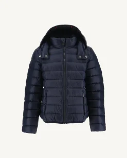 Donzen Jassen-JOTT Doudoune A Capuche Enfant Grand Froid Marine Gold 104 Marine