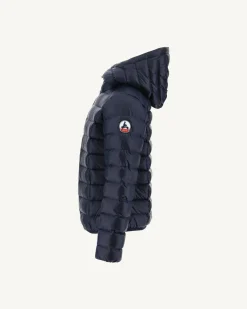 Donzen Jassen-JOTT Doudoune A Capuche Enfant Grand Froid Marine Gold 104 Marine