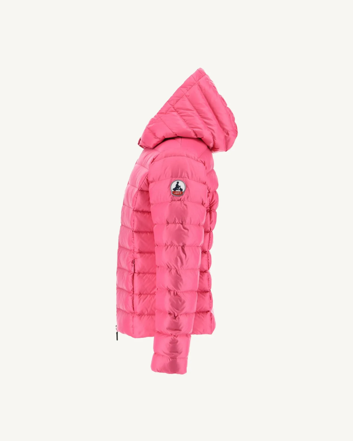 Donzen Jassen-JOTT Doudoune A Capuche Enfant Grand Froid Rose Opale 453 Rose