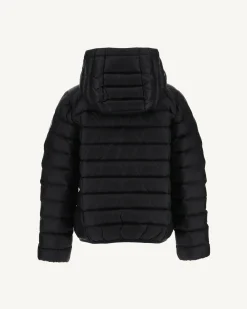 Donzen Jassen-JOTT Doudoune A Capuche Enfant Grand Froid Noir Gold 999 Black