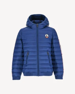 Donzen Jassen-JOTT Doudoune A Capuche Enfant Dark Denim Ludo 195 Dark Denim