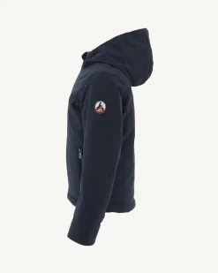 Donzen Jassen-JOTT Doudoune A Capuche Enfant Marine Ghiaccio 104 Marine