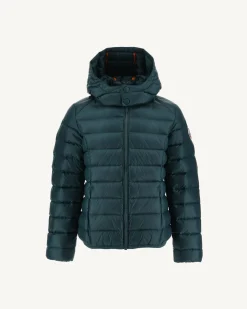 Donzen Jassen-JOTT Doudoune A Capuche Enfant Grand Froid Vert Fonce Gold 203 Vert Fonce
