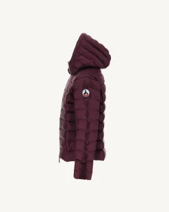 Donzen Jassen-JOTT Doudoune A Capuche Enfant Grand Froid Aubergine Opale 461 Aubergine