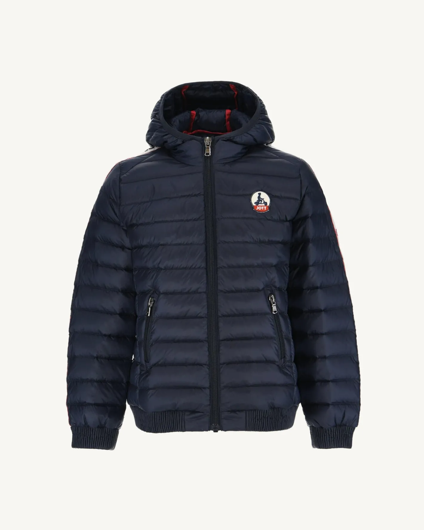 Donzen Jassen-JOTT Doudoune A Capuche Enfant Marine Ludo 104 Marine