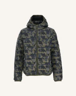 Donzen Jassen-JOTT Doudoune A Capuche Enfant Print Militaire Hugo 277 Print Militaire