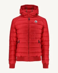 Donzen Jassen & Jacks-JOTT Doudoune A Capuche Grand Froid Rouge Ankara 300 Red