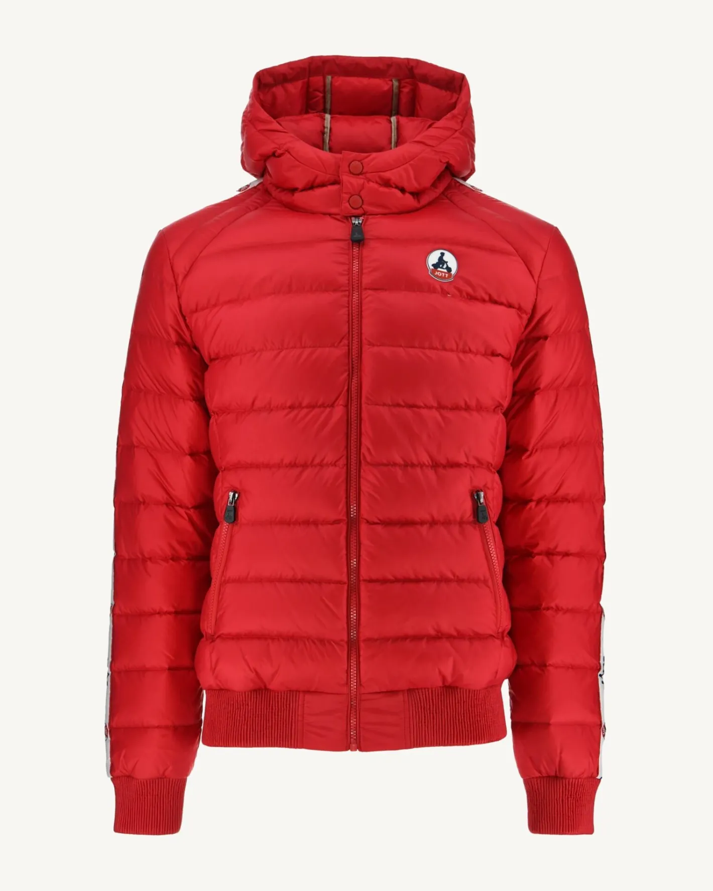 Donzen Jassen & Jacks-JOTT Doudoune A Capuche Grand Froid Rouge Ankara 300 Red