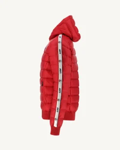 Donzen Jassen & Jacks-JOTT Doudoune A Capuche Grand Froid Rouge Ankara 300 Red